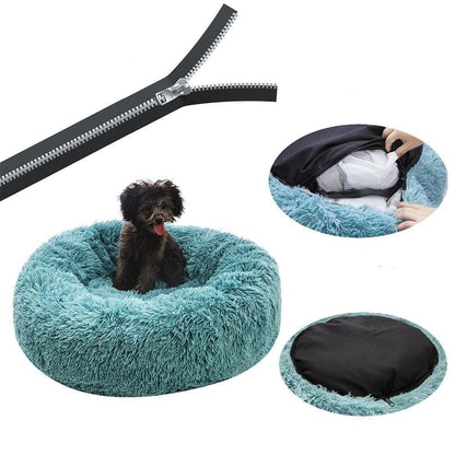 Removable Cushion Basket with Zipper for Dogs and Cats