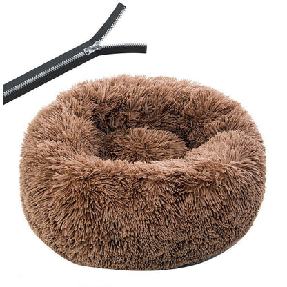 Removable Cushion Basket with Zipper for Dogs and Cats