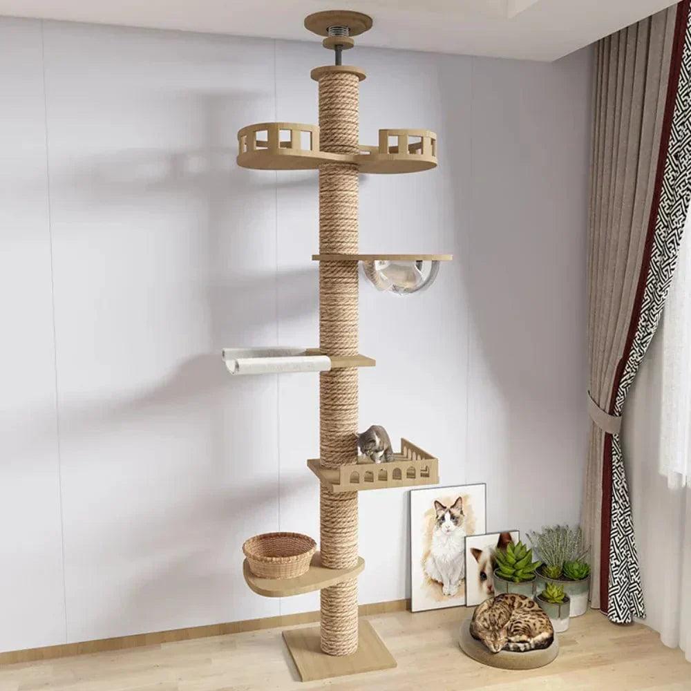 XXL Wooden Cat Tree