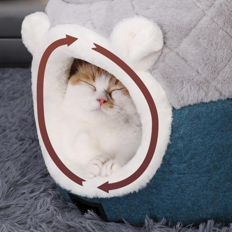 Hoopet Reversible Cat Cushion Basket 